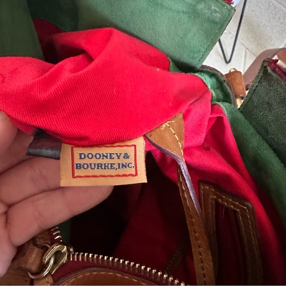 Dooney & Bourke Florentine Leather Tassle Satchel Bag - Picture 13 of 15